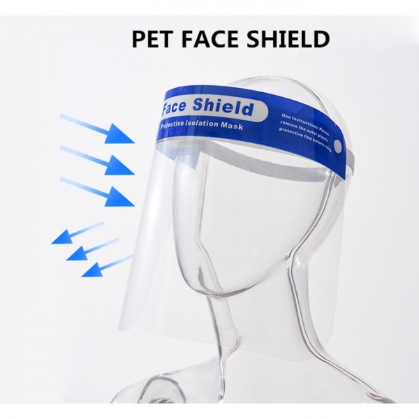 ANT5PPE Disposable Plastic Face Shield Safety Face Cover for Protection